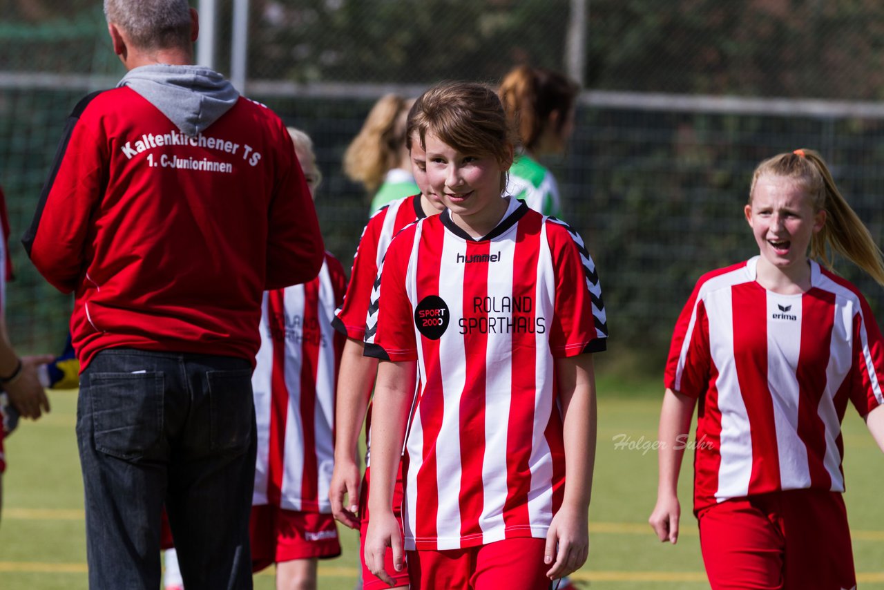 Bild 423 - C-Juniorinnen Kaltenkirchener TS - TuS Tensfeld : Ergebnis: 7:0